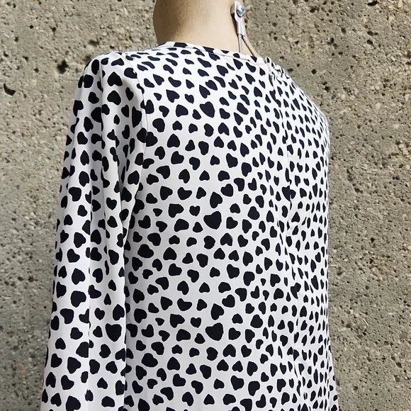 LOFT Heart Pattern Dress - Picture 9 of 12